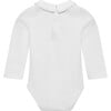 Monty Train Body, White & Navy - Onesies - 2