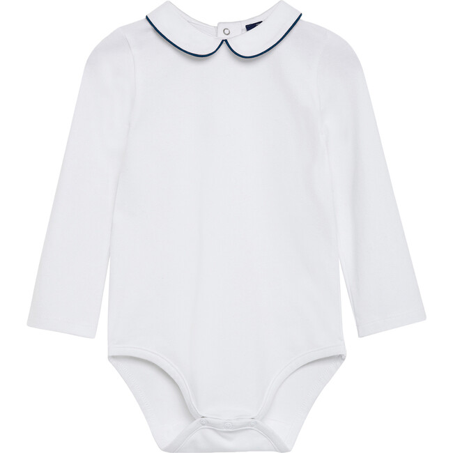 Milo Piped Body Long Sleeve, White