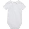 Milo Piped Body, White - Onesies - 2