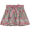 Liberty Pink Poppy Ric Rac Skirt, Pink - Skirts - 1 - thumbnail