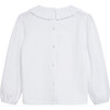 Lottie Jersey Top, White - Tees - 2