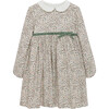 Aubrey Bow Dress, Green - Dresses - 1 - thumbnail
