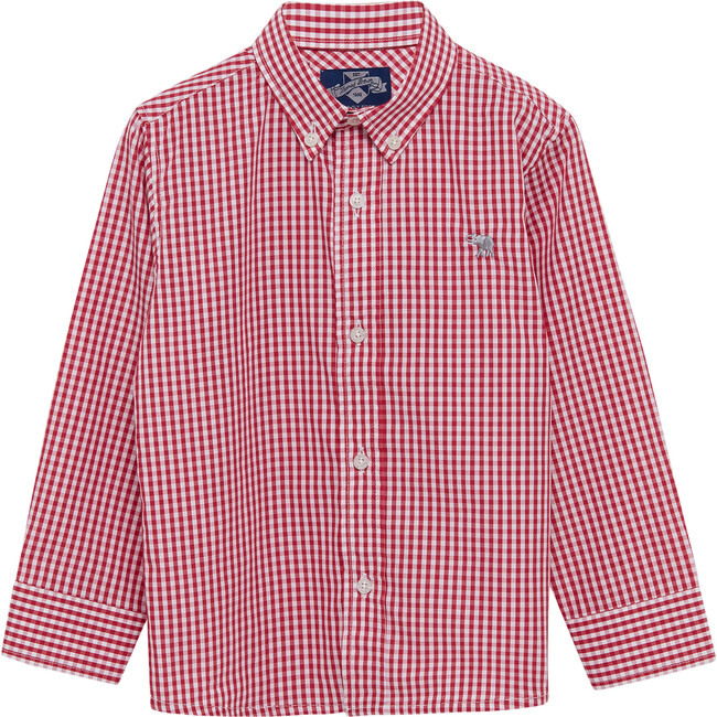 Thomas Shirt, Red Check - Shirts - 1