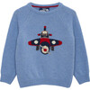 Plane Jumper, Pale Blue - Jumpers - 1 - thumbnail