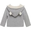 Teddy Coat, Grey Marl - Coats - 2