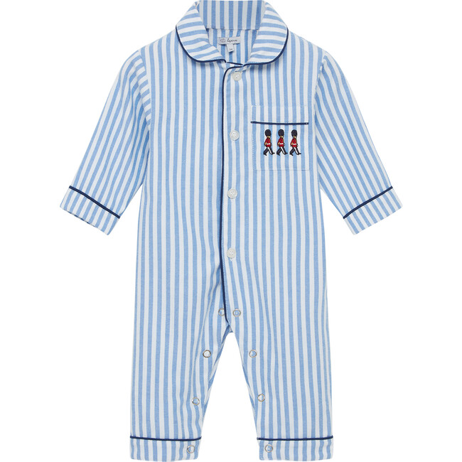 Felix All In One, Blue Stripe - Onesies - 1