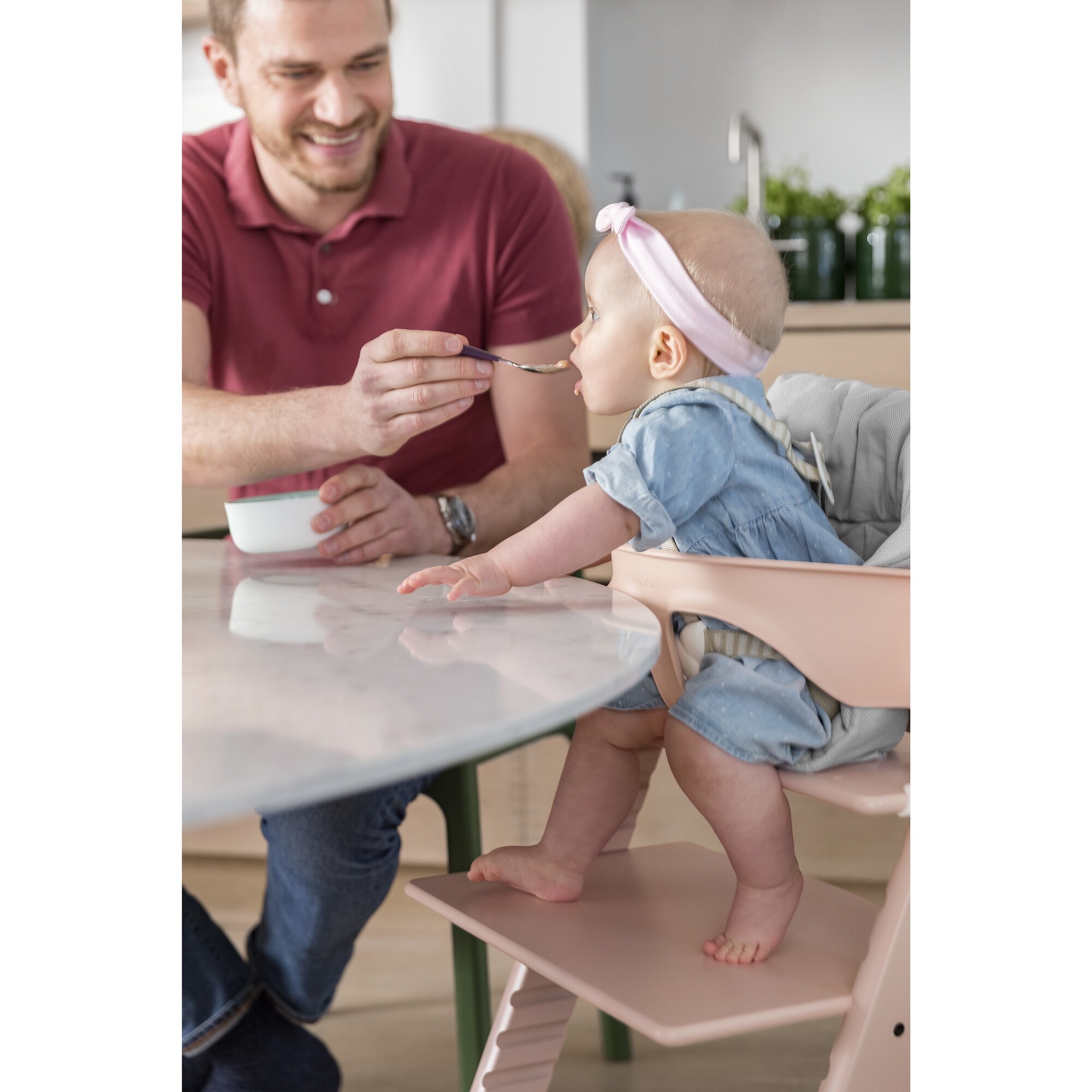 Trona bebé TRIPP TRAPP Stokke serene rosa