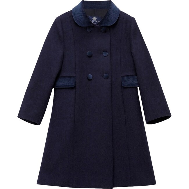 Classic Coat, Navy - Trotters London Exclusives | Maisonette