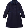 Classic Coat, Navy - Coats - 1 - thumbnail