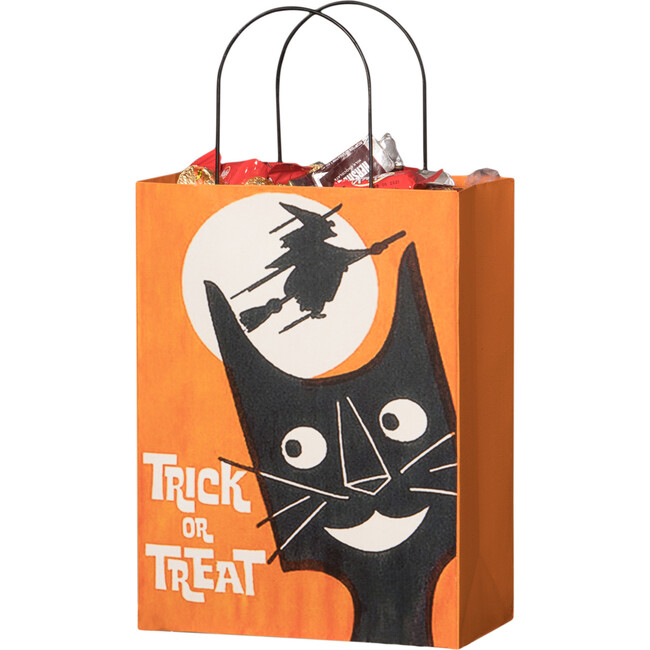 Tin Halloween Treat Bag, Large