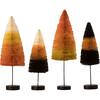 Set of 4 Halloween Bottle Brush Trees - Accents - 1 - thumbnail