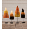 Set of 4 Halloween Bottle Brush Trees - Accents - 2