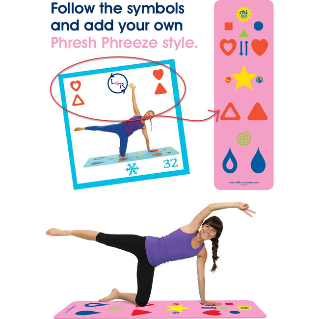 Chi Yoga Mat, Pink - Outdoor Games - 3