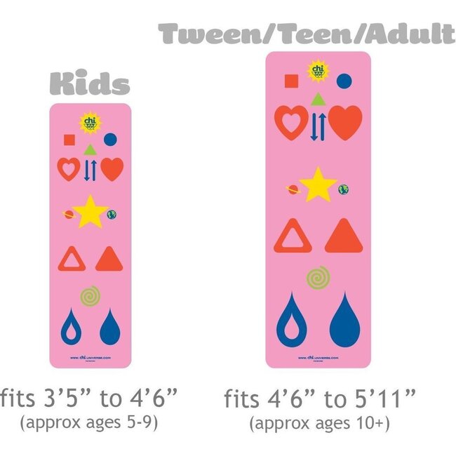 Chi Yoga Mat, Pink - Outdoor Games - 5