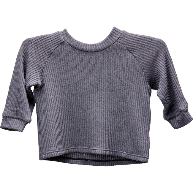 Mason Raglan Tee, Charcoal - Tees - 1