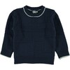 Jules Sweater, Dark Blue - Sweaters - 1 - thumbnail