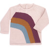 Rainbow Sweater, Rose - Sweaters - 1 - thumbnail