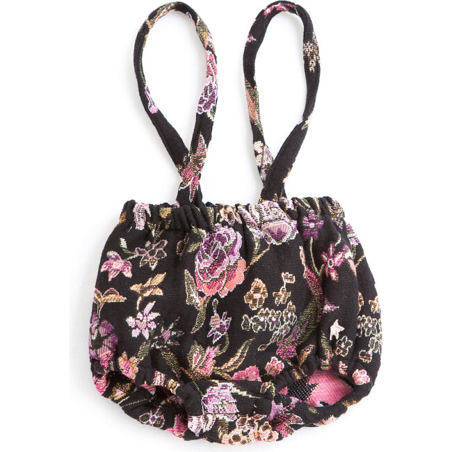 Floral Jacquard Bloomer Suspenders - Onesies - 1