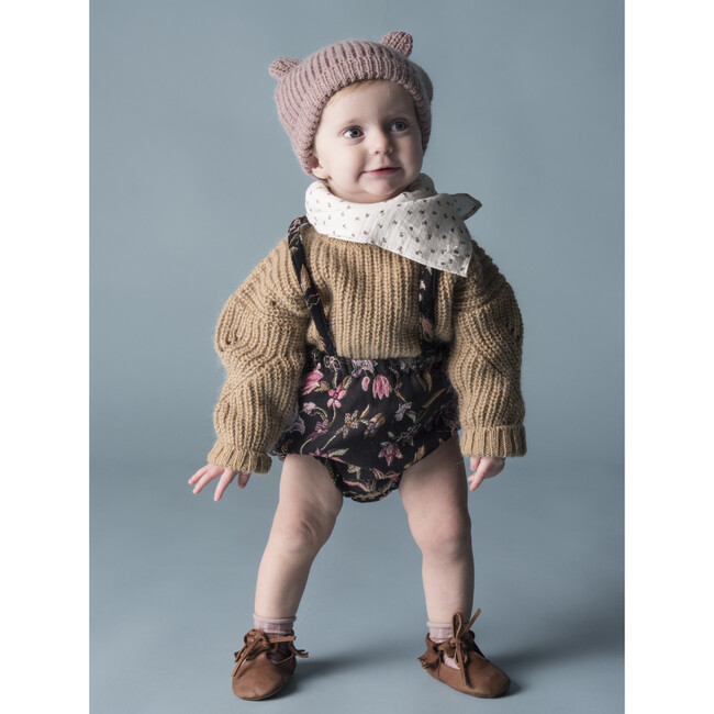 Floral Jacquard Bloomer Suspenders - Onesies - 2