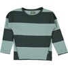 Luke Kids Tee, Light Blue and Green - Tees - 1 - thumbnail