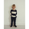 Luke Kids Tee, White and Blue - Tees - 2