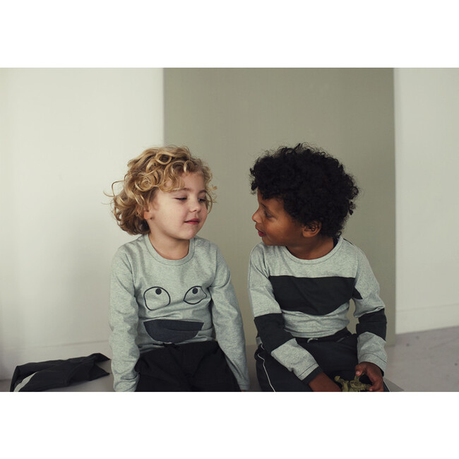 Luke Kids Tee, Light Blue and Green - Tees - 2