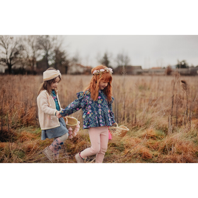 Karola Knit Headband, Light Pink - Hair Accessories - 4