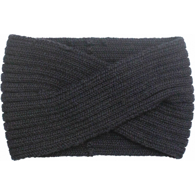Knitted Headband, Black