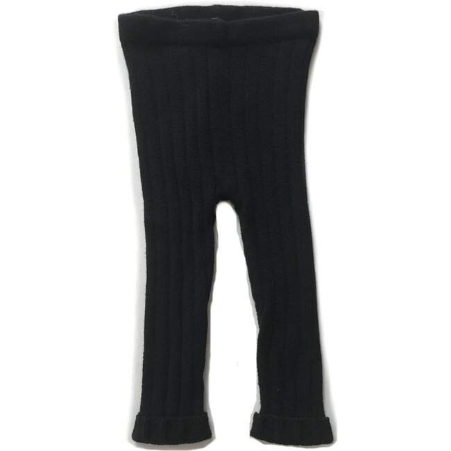 Knit Legging, Black - Leggings - 1