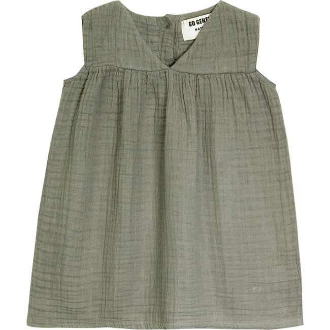 Gauze Frock, Thyme - Dresses - 1