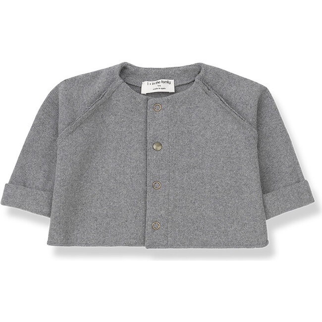 Ancona Cardigan, Light Grey - Cardigans - 1