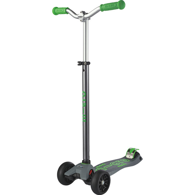 Maxi Deluxe Pro Kids Scooter, Grey/Green - Scooters - 2