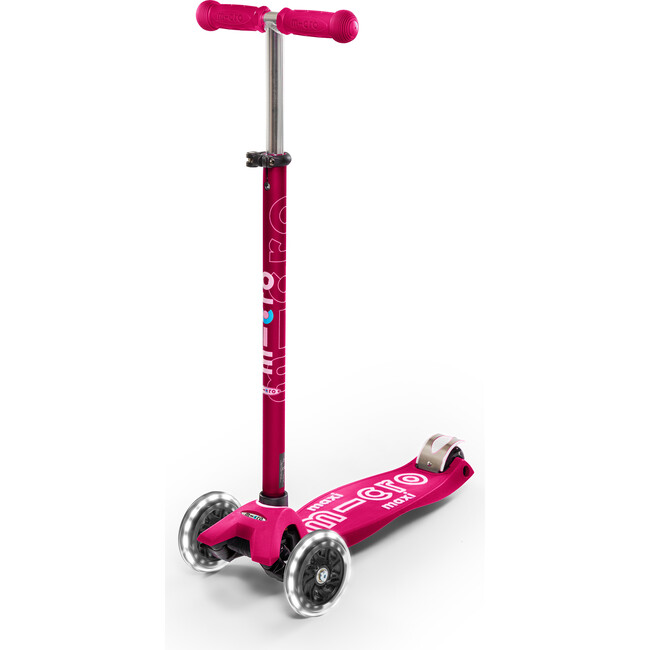 Maxi Deluxe LED Kids Scooter, Pink