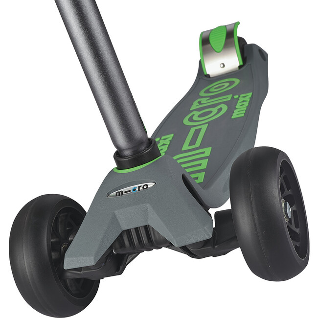 Maxi Deluxe Pro Kids Scooter, Grey/Green - Scooters - 4