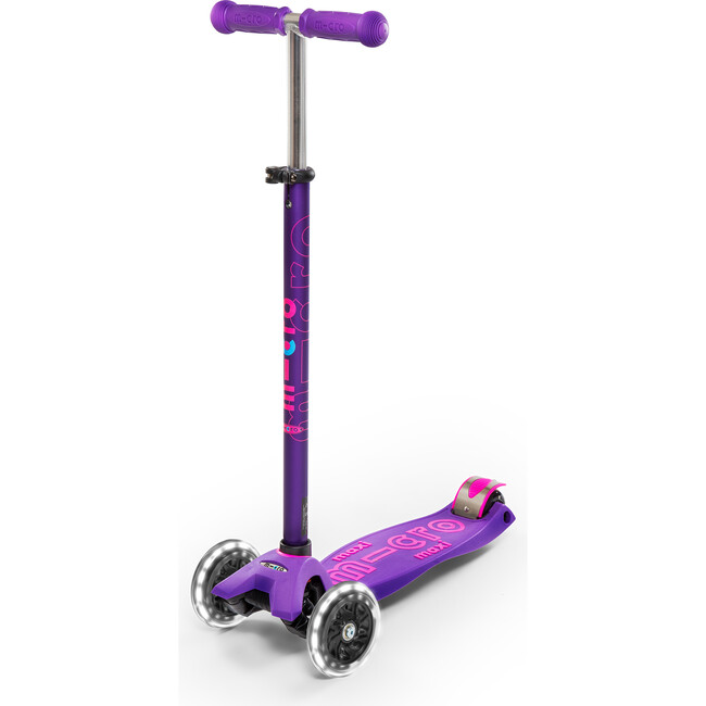 Maxi Deluxe LED Kids Scooter, Purple