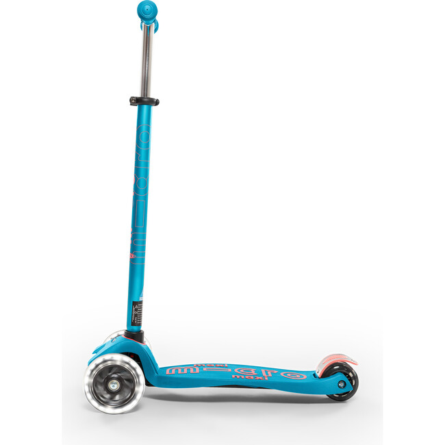 Maxi Deluxe LED Kids Scooter, Aqua - Scooters - 3