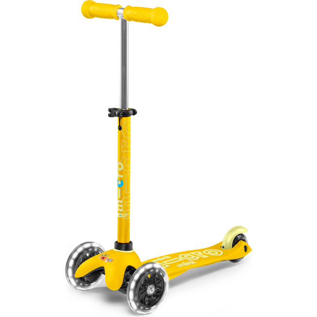 Mini Deluxe LED Kids Scooter, Yellow