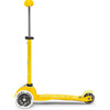 Mini Deluxe LED Kids Scooter, Yellow - Scooters - 3