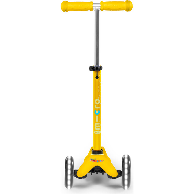 Mini Deluxe LED Kids Scooter, Yellow - Scooters - 4