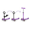 Mini 3in1 Deluxe Kids Scooter, Purple - Scooters - 2