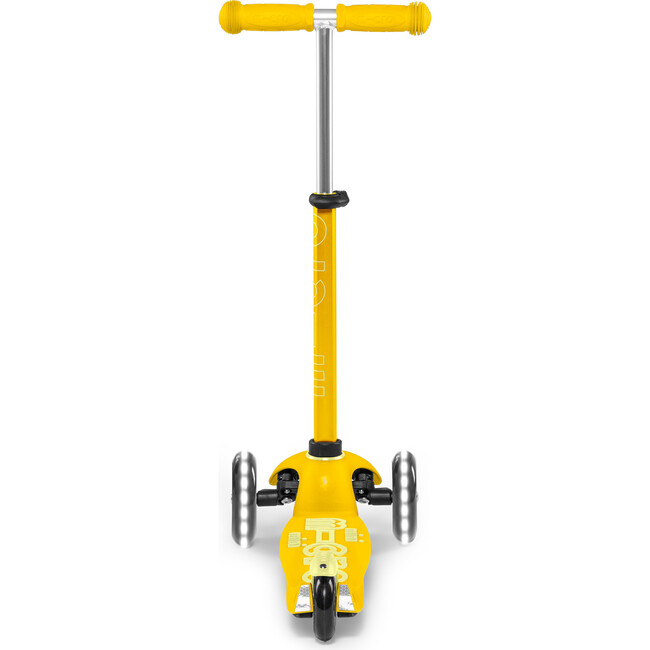 Mini Deluxe LED Kids Scooter, Yellow - Scooters - 5