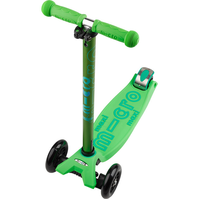 Maxi Deluxe Kids Scooter, Green - Scooters - 3