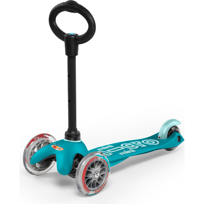 Mini 3in1 Deluxe Kids Scooter, Aqua - Scooters - 3