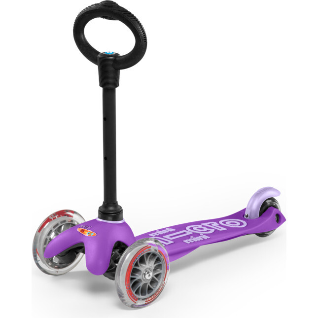 Mini 3in1 Deluxe Kids Scooter, Purple - Scooters - 3