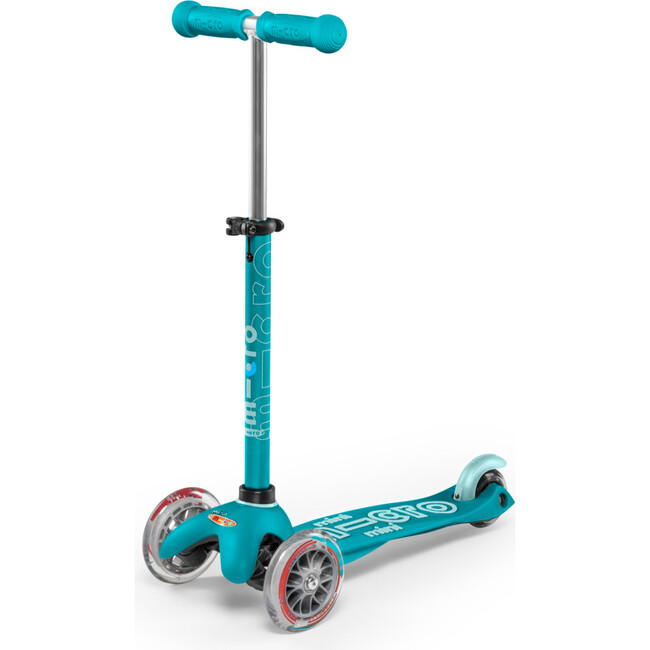 Mini 3in1 Deluxe Kids Scooter, Aqua - Scooters - 5