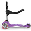 Mini 3in1 Deluxe Kids Scooter, Purple - Scooters - 4
