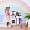 Little Chef Philly Modern Play Kitchen - White/Wood - Play Kitchens - 2