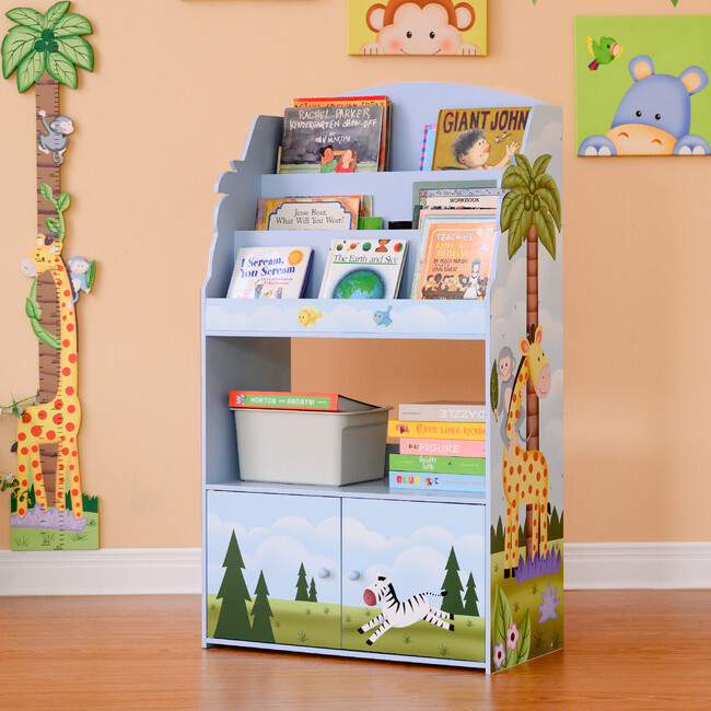Sunny Safari 3-tier Kids Large Display Bookshelf - Bookcases - 3