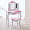 Fashion Giraffe Prints Gisele Play Vanity Set - Pink / White - Fantasy ...