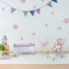 Olivia's Little World - Polka Dots Princess 3 in 1 Doll Nursery Set, Pink & Grey - Doll Accessories - 2